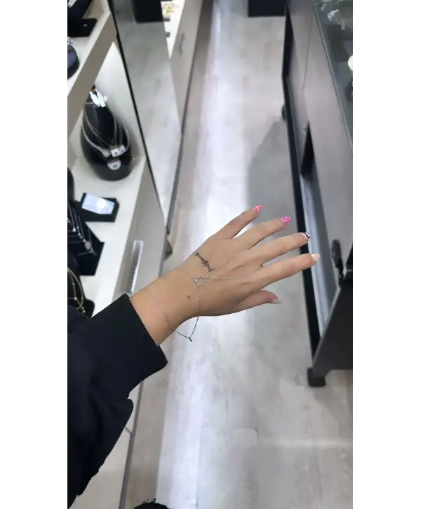 925 Ayar Gümüş Uçgen Model Şahmeran