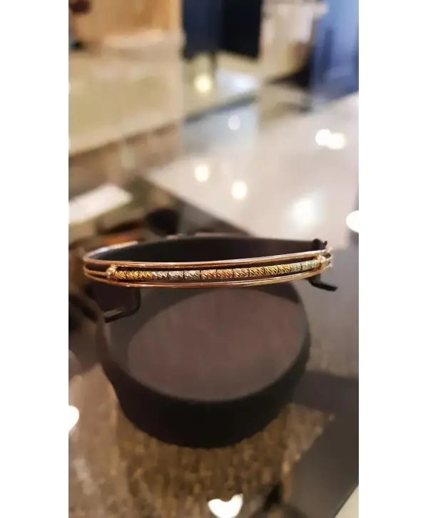 925 Ayar Gümüş Dorica Kelepçe Rose Renk