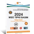 2024 MSÜ Çıkmış Sorular-Tıpkı Basım-Bire Bir ÖSYM-Tamamı Video Çözümlü