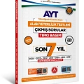 Son 7 yıl AYT Çıkmış Sorular-Tıpkı Basım-Bire Bir ÖSYM-Tamamı Video Çözümlü