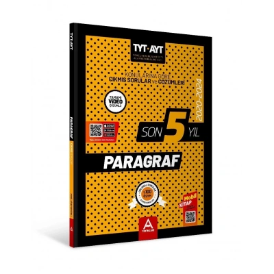 TYT-AYT SON 5 YIL PARAGRAF ÇIKMIŞ SORULAR