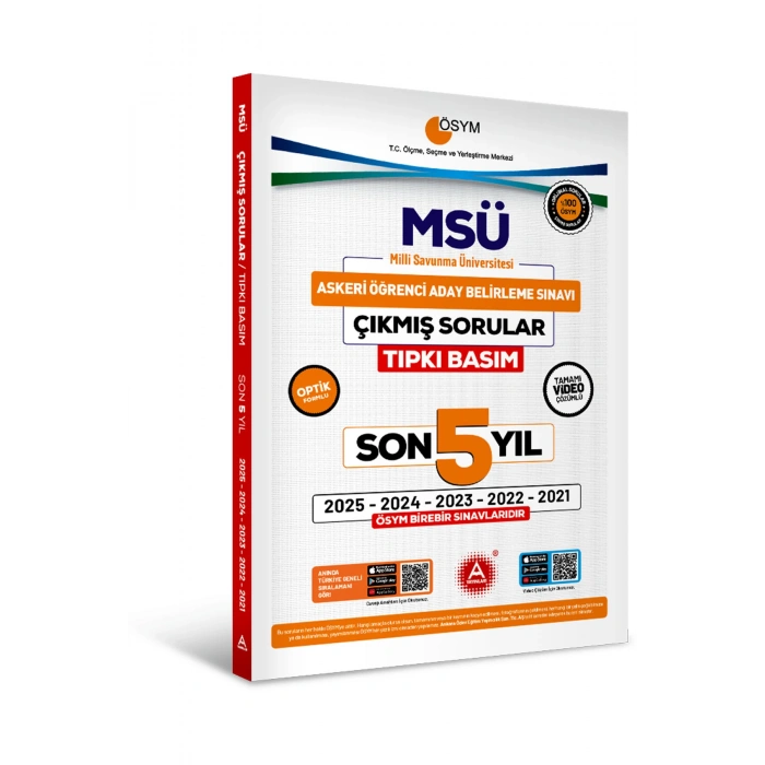 SON 5 YIL MSÜ TIPKI BASIM ÇIKMIŞ SORULAR