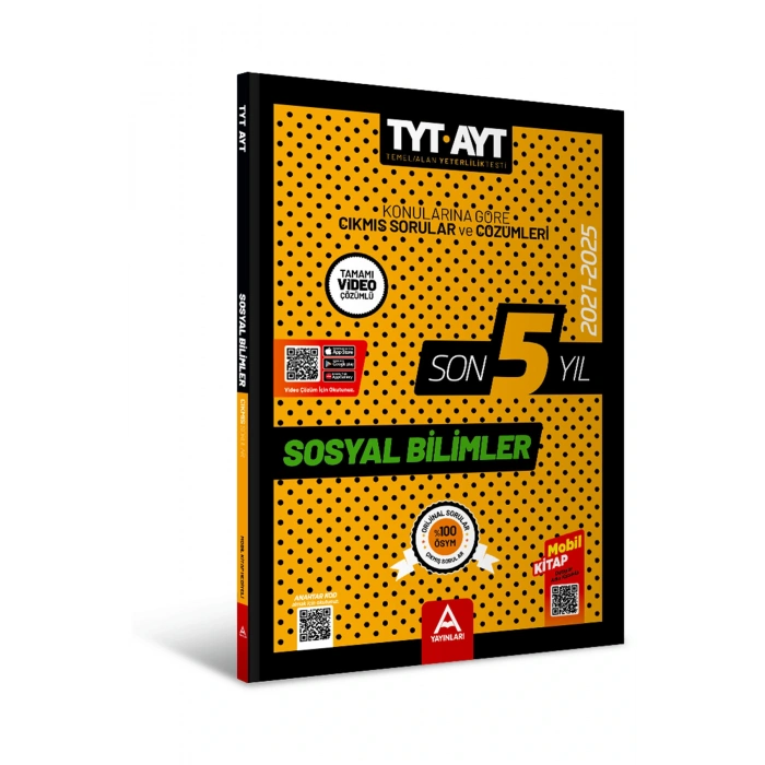 TYT-AYT SON 5 YIL SOSYAL BİLİMLER ÇIKMIŞ SORULAR