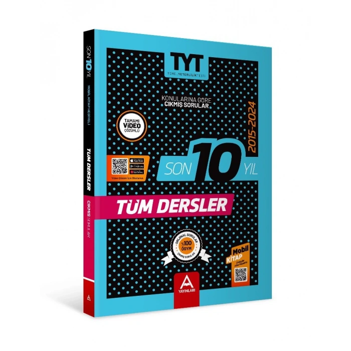 TYT SON 10 YIL TÜM DERSLER ÇIKMIŞ SORULAR