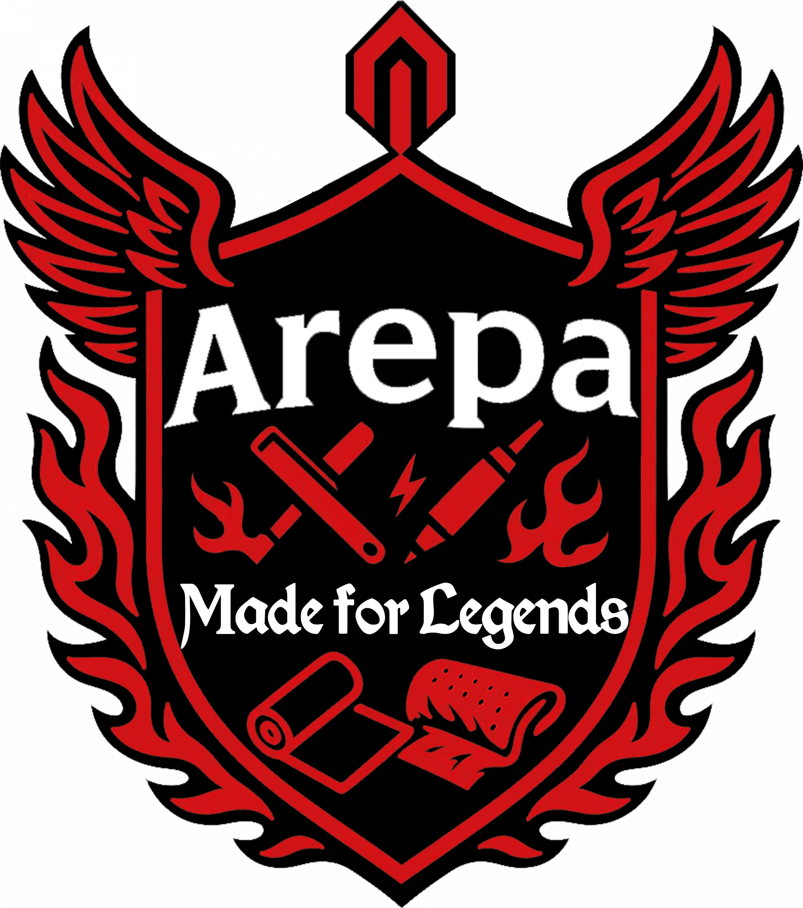 Arepa Efsaneler Kulübü arması