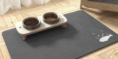 Kedi, Köpek ve Evcil Hayvanlar Beslenme Mama Matları (Paspasları)