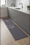 Valerine Life Mutfak Yolluğu Halısı Quiet Life Sakin Yaşam Gri Tezgah Önü Paspası İkili Kilim Takımı Döküntülere Estetik Çözüm Matı