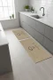 Valerine Life Mutfak Yolluğu Halısı Bi Kahve Fincan Krem Renk Tezgah Önü Paspası İkili Kilim Takımı
