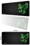 SonicTouch UltraGrand Siyah ve Neon Yeşili Kartal Dikişsiz Xxl Gaming Oyuncu Masaüstü Klavye Mouse Pad 40x90Cm