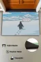 Valerine Life Nihilist Penguen Hadi Ben Kaçtım Dijital Baskılı Ev Ofis İş Yeri Kapı Önü Paspası 45x70cm