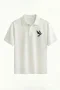 Hawk Era T-Shirt Erkek Siyah Beyaz Polo Yaka Kısa Kol Tişört Güçlü Duruş, Sınırsız Rahatlık