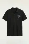 Hawk Era T-Shirt Erkek Siyah Beyaz Polo Yaka Kısa Kol Tişört Güçlü Duruş, Sınırsız Rahatlık