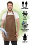 Hawk Era Önlük Şef Garson Restaurant Kafe Aşçı Mutfak Barista Kuaför Deri iş Önlüğü İki Cepli