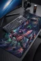 SonicTouch Kozmik Şövalye Siyah Dikişsiz Pürüzsüz Sıvı Geçirmez XXL Gamer Klavye Mousepad 40x90cm