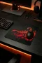 SonicTouch Kırmızı Neon Akrep Pürüzsüz Yüzey Kaymaz Taban Dikişsiz Gamer Oyuncu Mouse Pad 19x23cm
