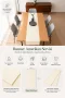Valerine Life Runner Amerikan Servisi 40x140cm Dijital Baskılı Sıvı Geçirmez Masa Konsol Örtüsü