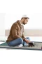 Ravabi Rug Araç İçi ve İşyeri İçin Deri Tabanlı Namazlık, Çantalı Hediyelik Seyahat Seccadesi 70x110cm 21RSD231020