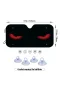 SonicTouch Araç Güneşlik UV Koruyucu Perde Katlanabilir Vantuzlu Araba Ön Cam Güneş Perdesi 70x145cm