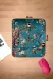 SonicTouch Bilek Destekli Bahar Dalları Turkuaz Dikdörtgen Pürüzsüz Yüzey Dikişsiz Mouse Pad 18x22cm