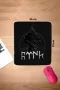 SonicTouch Bilek Destekli Savaşçı Türk Siyah Dikdörtgen Pürüzsüz Yüzey Dikişsiz Mouse Pad 18x22cm