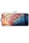SonicTouch Gün Işığı Kiraz Ağacı Ormanı Temalı Kaymaz Gaming Oyuncu Masaüstü Dikişsiz Klavye Mouse Pad 32x70Cm
