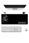 SonicTouch Kork Aslandan Gamer Oyuncu Dikişsiz Sıvı Geçirmez Siyah Klavye Mouse Pad 32x70Cm