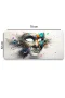 SonicTouch Karnaval Maske Kaymaz Gaming Oyuncu Masaüstü Dikişsiz Gri Klavye Mouse Pad 32x70Cm