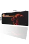 SonicTouch Klavye Mousepad 40x90cm aslan figürlü sarı kırmızı kişiye özel isimli fotoğraflı