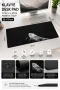 SonicTouch Klavye Mouse Pad 32x70Cm Siyah Dağ Temalı Gamer Oyuncu Sıvı Geçirmez Pürüzsüz Yüzey
