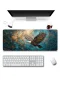 SonicTouch Klavye Mousepad 32x70cm Asil Uçuş Dikişsiz Pürüzsüz Sıvı Geçirmez Kaymaz Taban