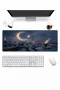 SonicTouch Klavye Mousepad 32x70cm Duman Hilali Dikişsiz Pürüzsüz Sıvı Geçirmez Kaymaz Taban