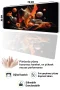 SonicTouch Klavye Mousepad 32x70cm Turuncu Akış Dikişsiz Pürüzsüz Sıvı Geçirmez Kaymaz Taban