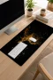 SonicTouch Klavye Mousepad 32x70cm Antalya Gece Haritası Pürüzsüz Sıvı Geçirmez Kaymaz Taban