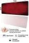 SonicTouch Klavye Mousepad 32x70cm Kızıl Doku Dikişsiz Pürüzsüz Sıvı Geçirmez Kaymaz Taban
