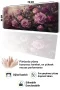SonicTouch Klavye Mousepad 32x70cm Gece Gülleri Dikişsiz Pürüzsüz Sıvı Geçirmez Kaymaz Taban