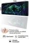 SonicTouch Klavye Mousepad 32x70cm Neon Bull Market Dikişsiz Pürüzsüz Sıvı Geçirmez Kaymaz Taban
