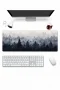 SonicTouch Klavye Mousepad 32x70cm Kuzey Ormanları Dikişsiz Pürüzsüz Sıvı Geçirmez Kaymaz Taban