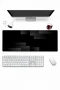 SonicTouch Klavye Mousepad 32x70cm Siyah Perspektif Dikişsiz Pürüzsüz Sıvı Geçirmez Kaymaz Taban