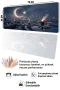 SonicTouch Klavye Mousepad 32x70cm Duman Hilali Dikişsiz Pürüzsüz Sıvı Geçirmez Kaymaz Taban