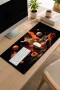 SonicTouch Klavye Mousepad 32x70cm Turuncu Akış Dikişsiz Pürüzsüz Sıvı Geçirmez Kaymaz Taban