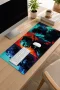 SonicTouch Klavye Mousepad 32x70cm Neon Savaşçı Dikişsiz Pürüzsüz Sıvı Geçirmez Kaymaz Taban