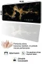 SonicTouch Klavye Mousepad 32x70cm izmir Gece Haritası Dikişsiz Pürüzsüz Sıvı Geçirmez Kaymaz Taban