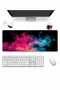 SonicTouch Klavye Mousepad 32x70cm Neon Duman Dansı Dikişsiz Pürüzsüz Sıvı Geçirmez Kaymaz Taban