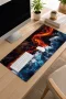 SonicTouch Klavye Mousepad 32x70cm Ateş ve Okyanus Dikişsiz Pürüzsüz Sıvı Geçirmez Kaymaz Taban