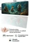SonicTouch Klavye Mousepad 32x70cm Okyanus Senfonisi Dikişsiz Pürüzsüz Sıvı Geçirmez Kaymaz Taban