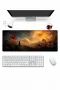 SonicTouch Klavye Mousepad 32x70cm Kozmik Flora Dikişsiz Pürüzsüz Sıvı Geçirmez Kaymaz Taban