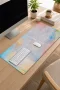 SonicTouch Klavye Mousepad 32x70cm Pastel Tuval Dikişsiz Pürüzsüz Sıvı Geçirmez Kaymaz Taban