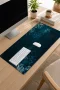 SonicTouch Klavye Mousepad 32x70cm Gece Nebulası Dikişsiz Pürüzsüz Sıvı Geçirmez Kaymaz Taban