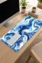 SonicTouch Klavye Mousepad 32x70cm Buzul Girdabı Dikişsiz Pürüzsüz Sıvı Geçirmez Kaymaz Taban