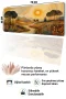 SonicTouch Klavye Mousepad 32x70cm Altın Vadi Dikişsiz Pürüzsüz Sıvı Geçirmez Kaymaz Taban
